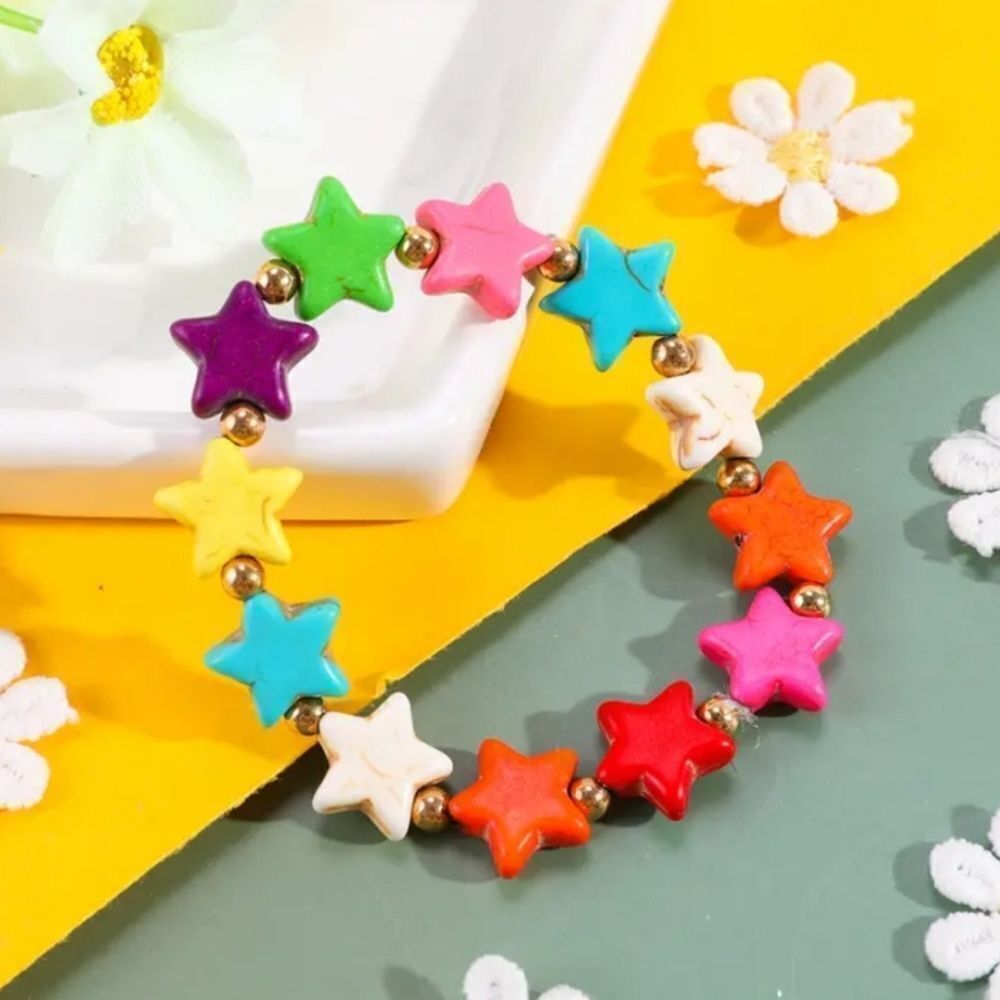 Girls Colorful Star Bracelet